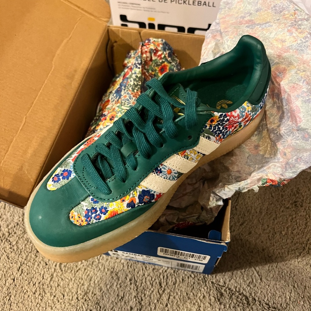 adidas Limited addition Liberty London Green Floral Shoes